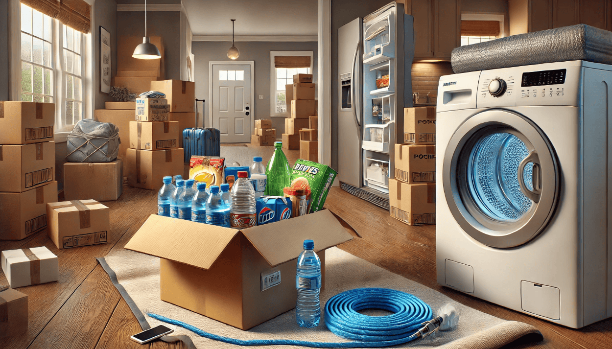 På flyttedagen ved flytning gyldenkærne flyt